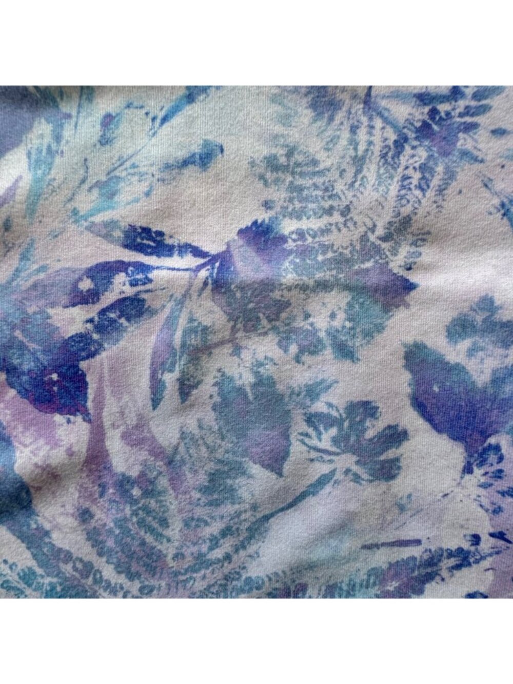 IVIVVA Lululemon Racerback Tank Top Girls 8 Leaves Blue Purple Athletic Shirt - Picture 5 of 8